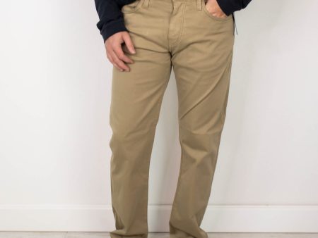 Zach Straight Leg Jean | British Khaki Twill on Sale