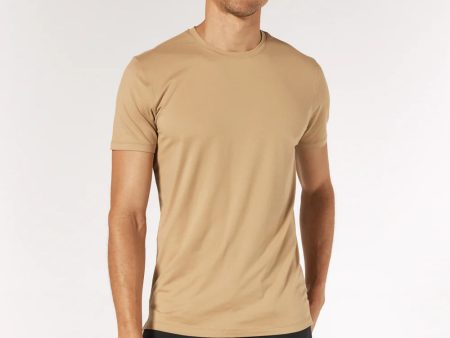 Core Crew Neck Tee | Camel on Sale