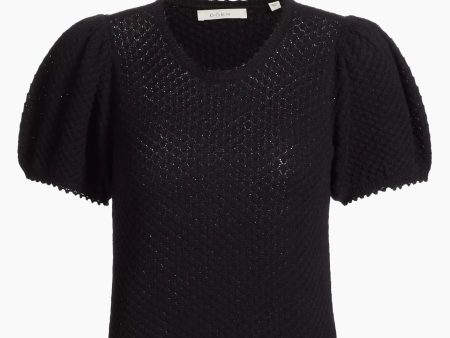 Carena Black Florette Sweater in Black For Cheap