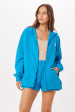 Bright Blue St. Tropez Jet Setter Surf Wash Zip Up Online Sale