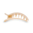 Flat Round Claw Clip | Almond Beige on Sale