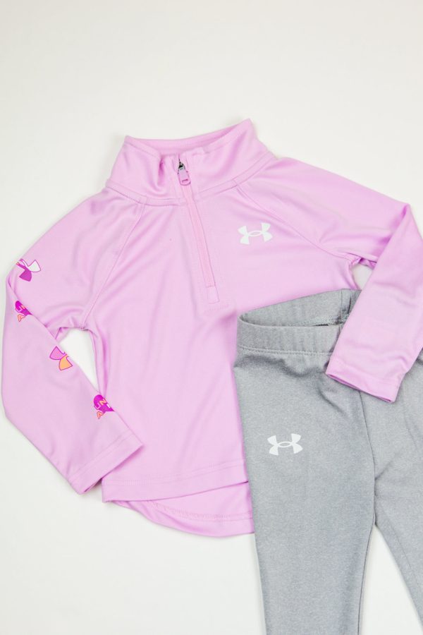 Under Armour 1 4 Zip 2 Piece Set | Stellar Pink Online now