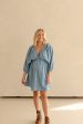 Journee Woven Mini Dress | Light Denim Sale