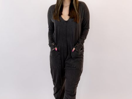 Hot Shot Long Sleeve Onesie | Black Hot on Sale