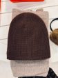 Cashmere Waffle Beanie Espresso For Cheap