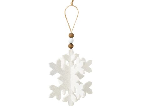 FR-3429 Glittering Snowflake Ornie For Cheap