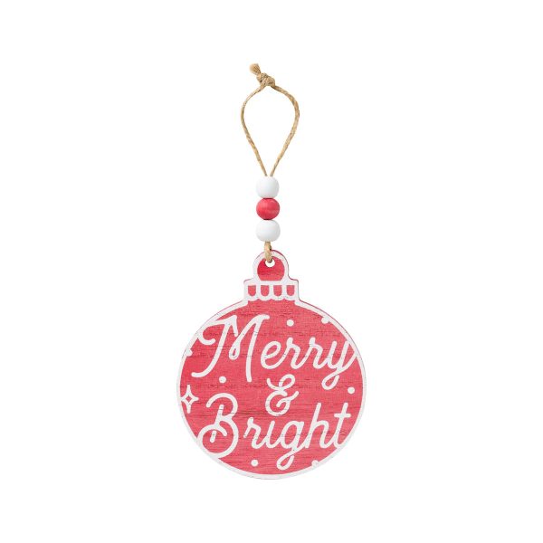 FR-3267 Merry & Bright Red Bulb Ornie Online Hot Sale