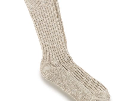 Birkenstock Cotton Slub Men Sock | Beige For Discount