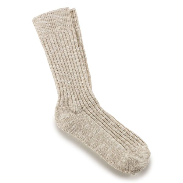 Birkenstock Cotton Slub Men Sock | Beige For Discount