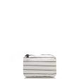 Aloha Mini Pouch | Pinstripe Black White Fashion