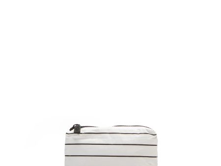 Aloha Mini Pouch | Pinstripe Black White Fashion