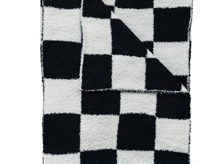 Black Checkered Plush Blanket | Baby Online Hot Sale