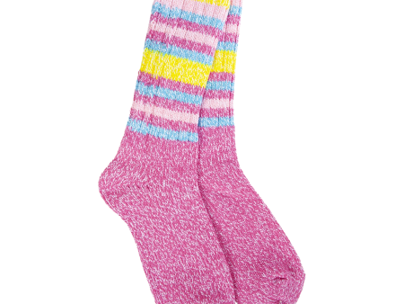 75148 Ibis Rose Stripe Socks Hot on Sale