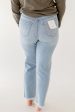 Alina High Rise Mom Jean | Light Denim For Sale