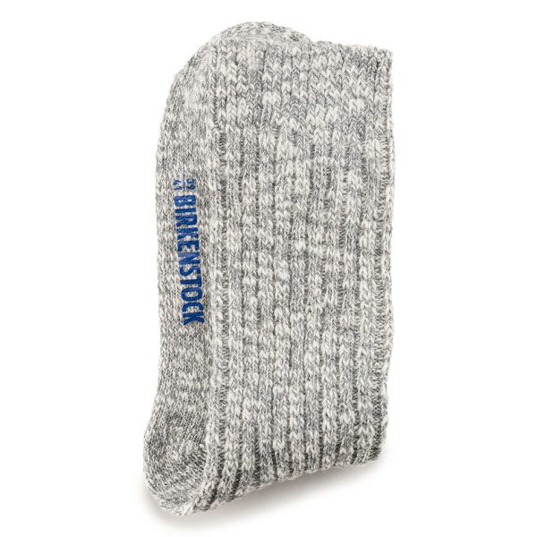 Birkenstock Cotton Slub Men Sock | Grey Fashion