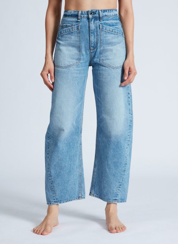 Twisted Barrel Jean Discount