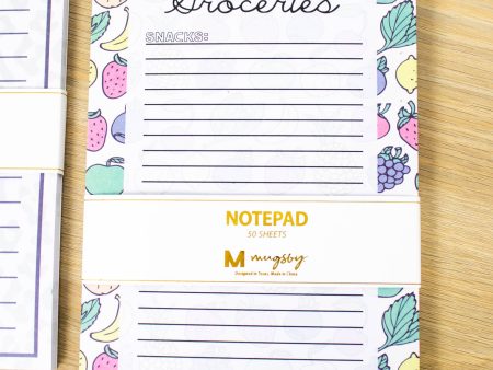 Groceries Notepad Online now