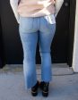 Happi High Rise Basic Cropped Flare Jean | Light Blue Fashion