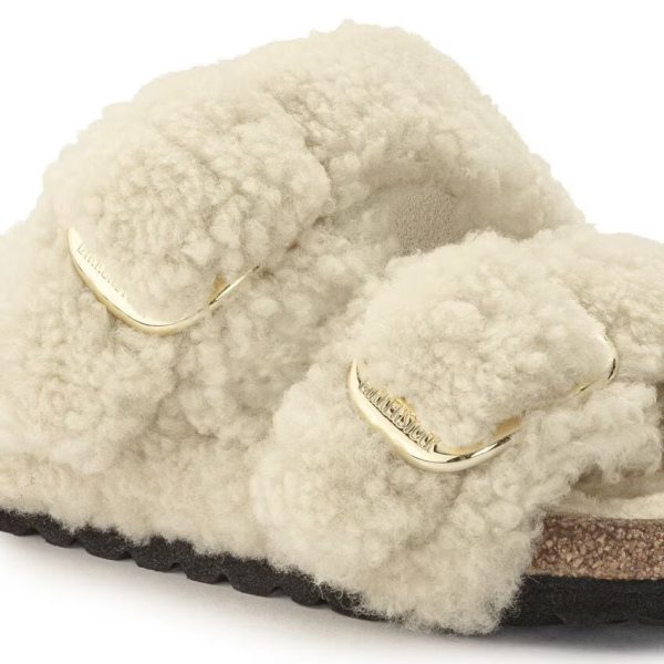 Birkenstock Arizona Shearling N | Teddy Eggshell For Discount