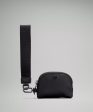 Dual Pouch Wristlet | Black Fashion