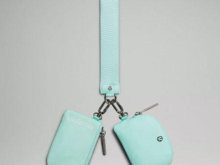 Dual Pouch Wristlet | Ideal Mint White Discount