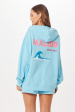 Tropical Blue Malibu Jet Setter Surf Wash Zip Up Fashion