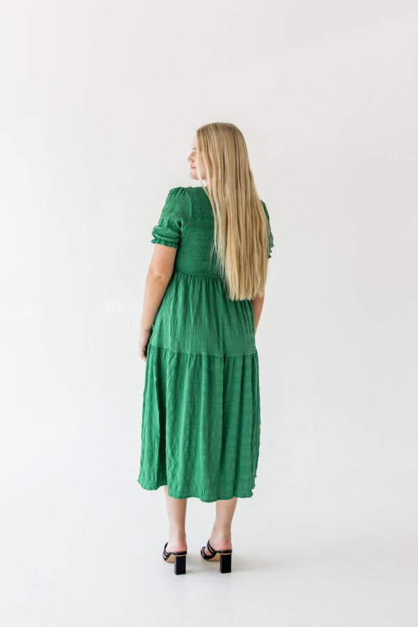 Scarlett Ruffled Maxi Dress | Green For Sale