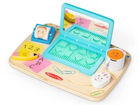 Wooden Work & Play Desktop Activity Board Online