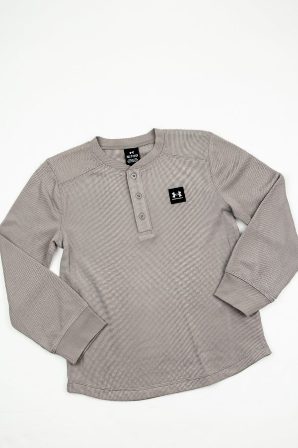 Under Armour Thermal Henley | Tetra Gray Discount