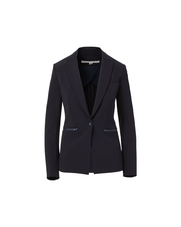 Iconic Scuba Blazer Jacket in Navy Online Sale