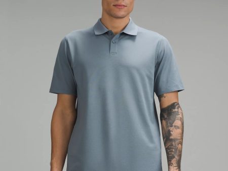 Men s Classic-Fit Pique Short-Sleeve Polo Shirt | Belgian Blue Online