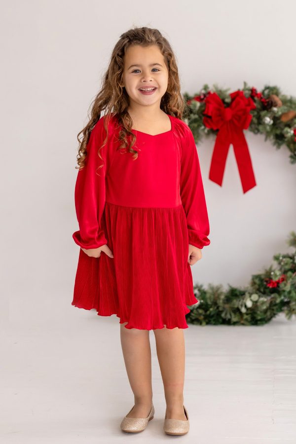 Merry n Bright Dress | Red Online Sale