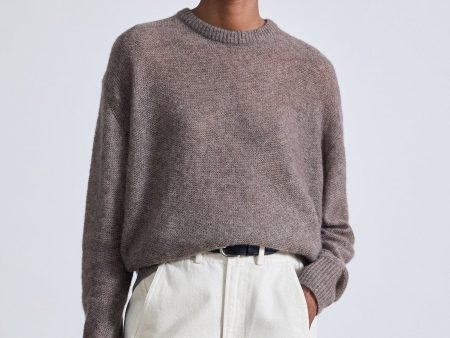 Softest tissue weight sweater in Hazelnut Online Hot Sale