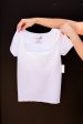 Clean Lines Sunfade Baby Tee | White on Sale