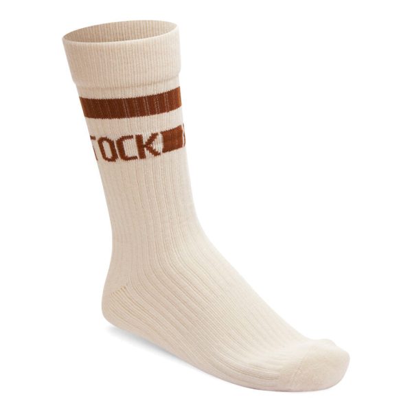 Birkenstock Cotton Stripe Sock | Eggshell Sale