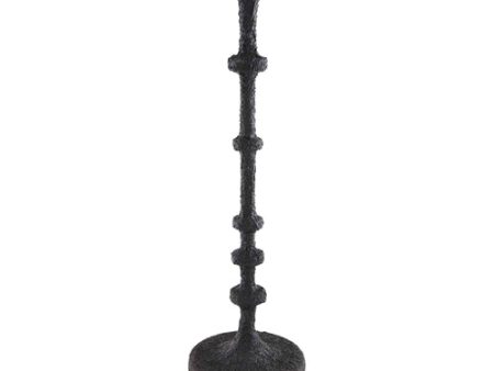 Large Black Metal Candlestick Supply