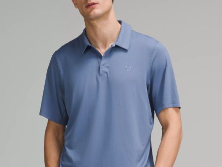 Men s Logo Sport Polo Short Sleeve | Oasis Blue on Sale