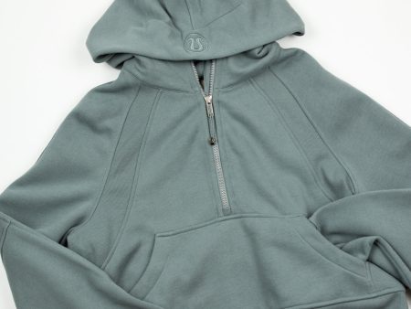 Scuba Oversized Half Zip Hoodie | Belgian Blue Online