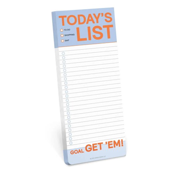 Today s List Make-A-List Pad For Cheap