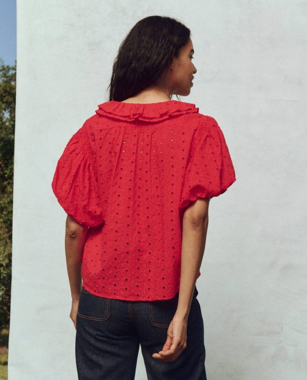 The Artisan Top in Red Rose Online