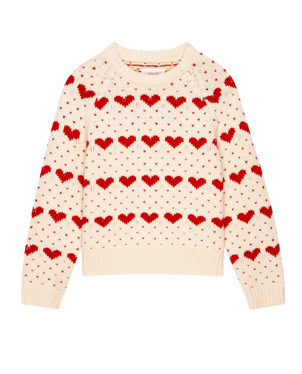 The Heart Crewneck Sweater Hot on Sale