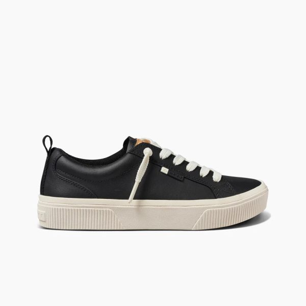 Reef Lay Day Dawn Sneaker | Black Leather Online Hot Sale