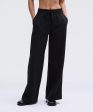 Scuba Mid-Rise Wide-Leg Pant *Regular 31  | Black For Sale