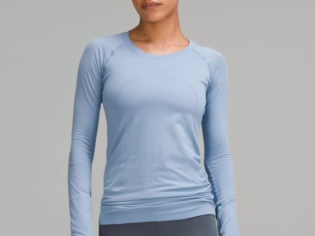 Swiftly Tech Long-Sleeve Shirt 2.0 | Blue Willow on Sale