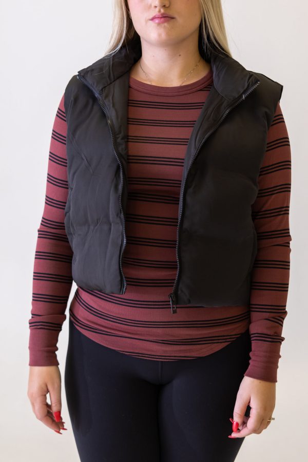 Issey Puffer Vest | Black Cheap