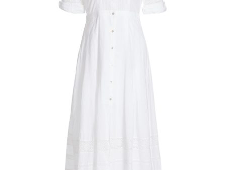 Edie Dress White Cheap