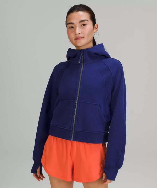 Scuba Oversized Full Zip Hoodie | Larkspur Discount