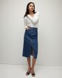 Victoria denim midi skirt For Sale