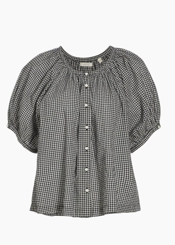 June Top Maddalena Gingham For Sale