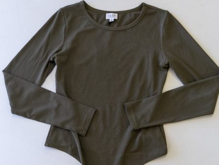 Gigi Long Sleeve Ribbed Bodysuit | Olive Online